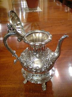 George IV period antique silver coffee pot4.jpg